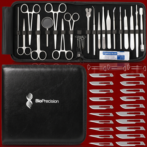 BioPrecision Advanced Dissection Kit on red studio backdrop